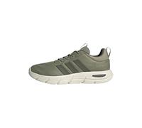 adidas Uomo Cloudfoam Flex Elastic Laces Shoes, Tent Green/Olive Strata/Wonder Cargo, 46 EU
