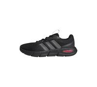 adidas Uomo Cloudfoam Flex Laces Shoes, Core Black/Iron Met./Lucid Red, 42 2/3 EU