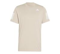 adidas Uomo Club Tennis Climacool 3-Stripes Shirt, Khaki Three, L
