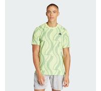 adidas Uomo Club Tennis Graphic Tee, Pulse Lime/preloved Green, M