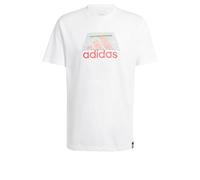 adidas Uomo Codes BOS Graphic Tee, White, S Tall