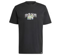 adidas Uomo Codes Linear Graphic Tee, Black, L