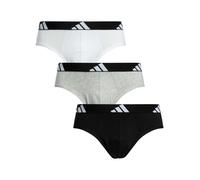 adidas Herren Unterwäsche Slip 3er Pack-Brief (3pk) -Active Flex Cotton Intimo, Assorted_4am001, L Uomo
