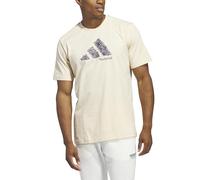 adidas Uomo Court Therapy Graphic Tee, Crystal Sand, S