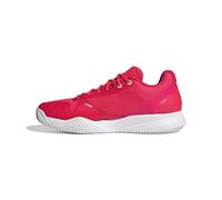 adidas Uomo Courtflash Speed 2 Mens Tennis Shoes, Lucid Red/Zero Met./Ftwr White, 43 1/3 EU