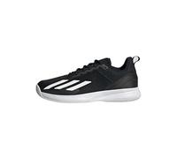 Adidas Uomo Courtflash Speed Tennis Shoes, Core Black/Cloud White/Matte Silver, 44 2/3 EU