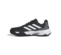 Adidas Uomo Courtjam Control 3 Tennis Shoes, Core Black/Ftwr White/Grey Four, 44 2/3 EU