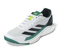 adidas Uomo Courtquick Mens Padel Shoes, Cloud White/Cloud White/Aurora Ivy, 50 EU