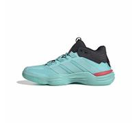 adidas Uomo Courtstabil Indoor Performance Shoes, Flash Aqua/Flash Aqua/Semi Lucid Red, 42 EU