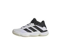 adidas Uomo Courtstabil Indoor Performance Shoes, Ftwr White/Core Black/Ftwr White, 50 EU