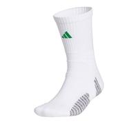 adidas Uomo Crew Socks, white/team green, 42-45