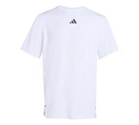 adidas Uomo D4T Primelift 3 Stripes Shirt, White, XXL