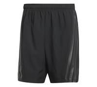 adidas Uomo D4T Workout 3 Stripes Shorts, Black, S 7 inch