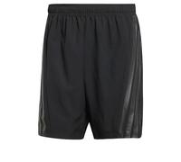 adidas Uomo D4T Workout 3 Stripes Shorts, Black, XXL 7 inch