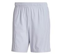 adidas Uomo D4T Workout 3 Stripes Shorts, Halo Silver, M 7 inch