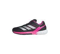 Adidas Uomo Defiant Speed 2 Tennis Shoes, Core Black/Silver Met./Core Black, 49 1/3 EU