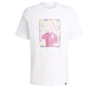 adidas Uomo Doodle Graphic Tee, White, XL