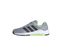 adidas Uomo Dropset Base Training Shoes, Halo Silver Lime Burst Core Black, 44 EU
