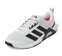 adidas Uomo Dropset Control Training Shoes, Ftwr White/Core Black/Lucid Red, 36 EU
