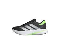 adidas Uomo Duramo Speed 2 Running Shoes, Carbon/Matte Silver/Lime Burst, 47 1/3 EU