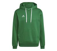 adidas Uomo Entrada 22 Sweat Hoodie, Team Green / White, L