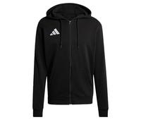 adidas Uomo Entrada26 Full Zip Hoodie Sweatshirt, Black/White, 3XL