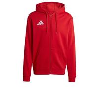 adidas Uomo Entrada26 Full Zip Hoodie Sweatshirt, Team Power Red 2/White, L