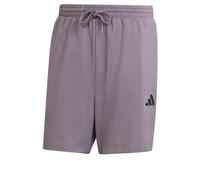 adidas Uomo Essential Three Stripes Chelsea Base Short, Grey Strata/Black, M