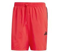 adidas Uomo Essential Three Stripes Chelsea Base Short, Pure Ruby/Black, M