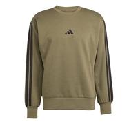 adidas Sportswear - Felpa kaki in pile con 3 strisce-Verde M