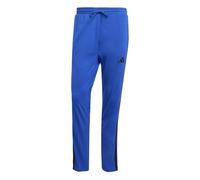 adidas Uomo Essential Three Stripes Single Jersey Pant, Team Royal Blue/Black, M