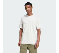 adidas Uomo Essential Three Stripes Single Jersey Shirt, Wonder Alumina/White, XXL