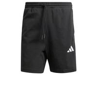 adidas Uomo Essential Three Stripes Single Jersey Short 7IN, Black/White, M