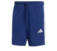 adidas Uomo Essential Three Stripes Single Jersey Short 7IN, Dark Blue/White, S