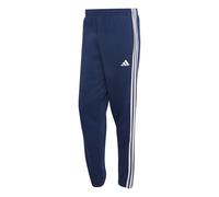 adidas Uomo Essentials 3-Stripes French Terry Tapered Cuffed Pants, Team Navy Blue 2/White, S