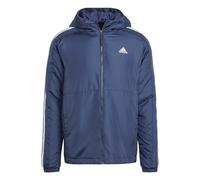 adidas Uomo Essentials 3-Stripes Insulated Hooded Jacket, legend ink, M