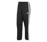 adidas Uomo Essentials 3-Stripes Stanford Lite Woven Tapered Open Hem Pants, Black/White, M