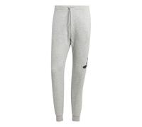adidas Uomo Essentials Big Logo Fleece Pant Cuffed, Medium Grey Heather/Black, S