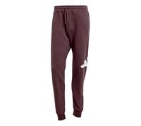 adidas Uomo Essentials Big Logo French Terry Pant, Aurora Ruby/White, S