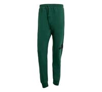 adidas Uomo Essentials Big Logo French Terry Pant, Collegiate Green/Black, L