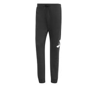 adidas Uomo Essentials Big Logo French Terry Pant, Black/White, XL
