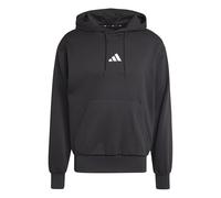 adidas Uomo Essentials FEELCOZY Fleece Hoodie, Black/White, L