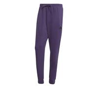 adidas Uomo Essentials FEELCOZY Fleece Pant, Aurora Plum/Black, M