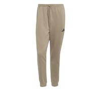 adidas Uomo Essentials Feelcozy Fleece Pants, Khaki Six/Black, XXL
