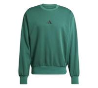 adidas Uomo Essentials FEELCOZY Fleece Sweatshirt, Collegiate Green/Black, M