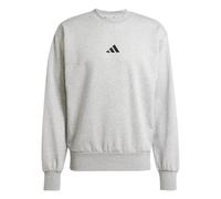 adidas Homme Essentials FEELCOZY Fleece Sweatshirt, Medium Grey Heather/Black, XL