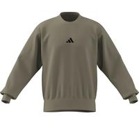 adidas Uomo Essentials FEELCOZY Fleece Sweatshirt, Wonder Cargo/Black, M