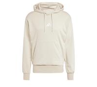 adidas Uomo Essentials Feelcozy French Terry Hoodie, Wonder Alumina/White, XL