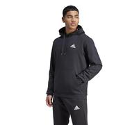 Adidas Felpa con cappuccio Essentials Fleece 3-Stripes Uomo Nero/Bianco M