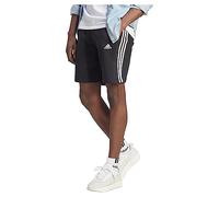 adidas Uomo Essentials Fleece 3-Stripes Shorts, Black, L